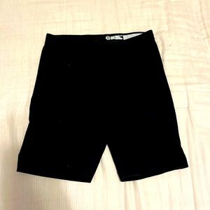Girls black biker shorts,94% cotton,6% spandex